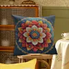 Mandala-11CT Stamped Cross Stitch Pillowcase 45*45cm