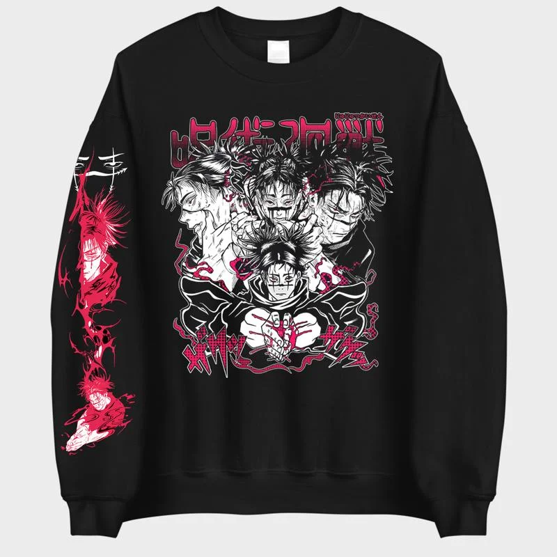 Jujutsu Kaisen Printed Unisex Sweatshirt