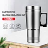 Camping Travel Kettle 12V/24V Car Electric Heating Cup 300ML Insulated Drink Mug