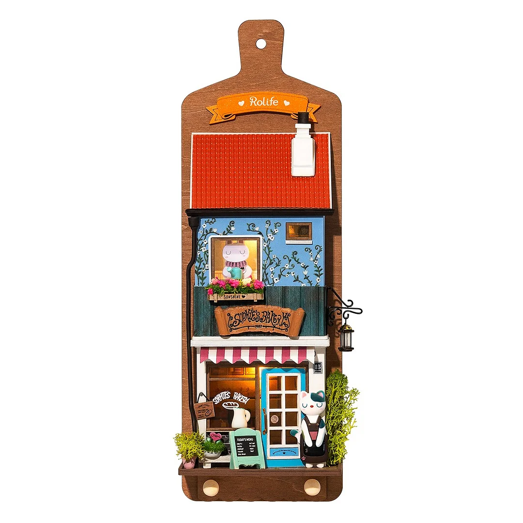 Rolife Aroma Toast Lab DIY Muur Opknoping Miniatuur Huis Kit DS019 - Robotime Nederland 