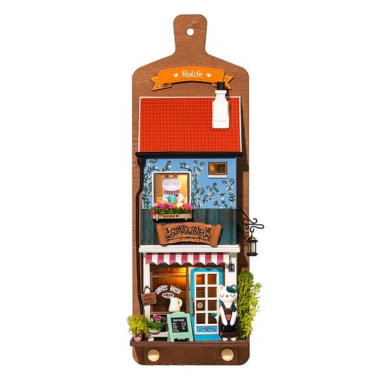 Rolife Aroma Toast Lab DIY Wall Hanging Miniature House Kit DS019 | Robotime Online