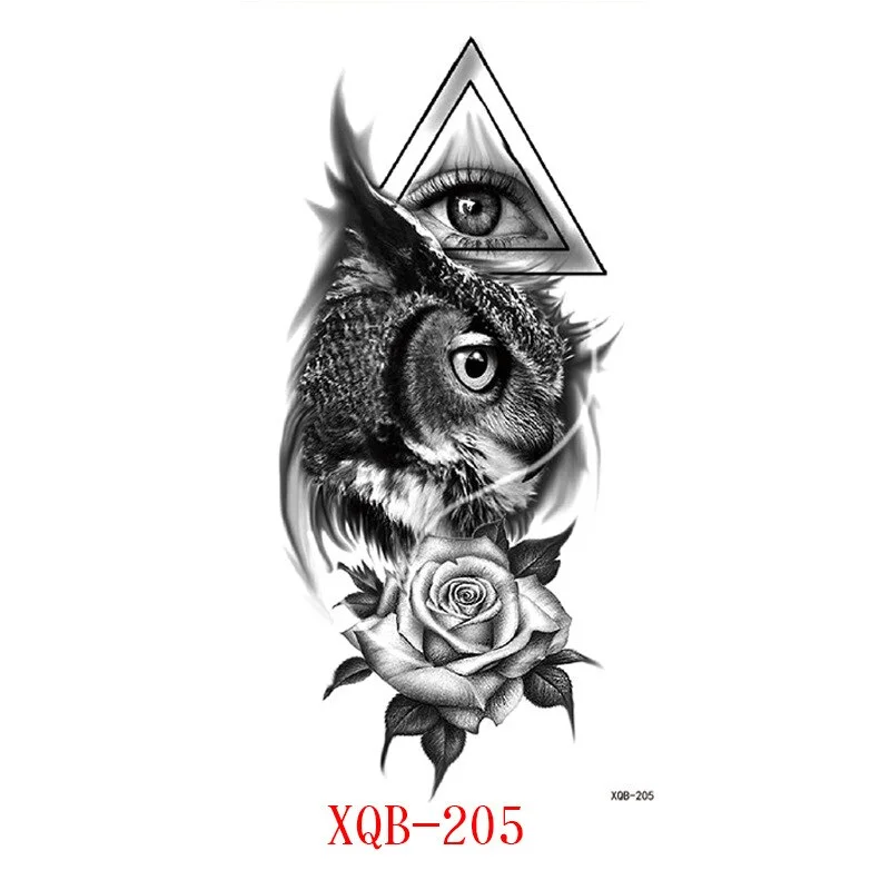 Sdrawing Flower Fake Tattoo Sticker for Women Birds Peony Temporary Tattoos DIY Water Transfer Tatoos Girls Tattoo for Men Sleeve