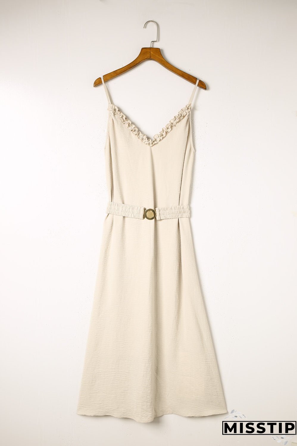 V Neck Sleeveless Maxi Dress