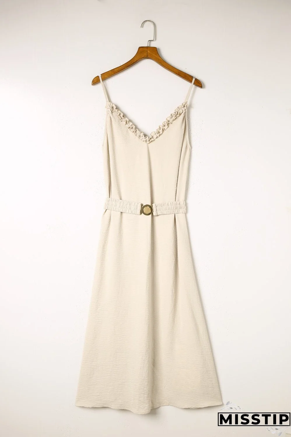 V Neck Sleeveless Maxi Dress