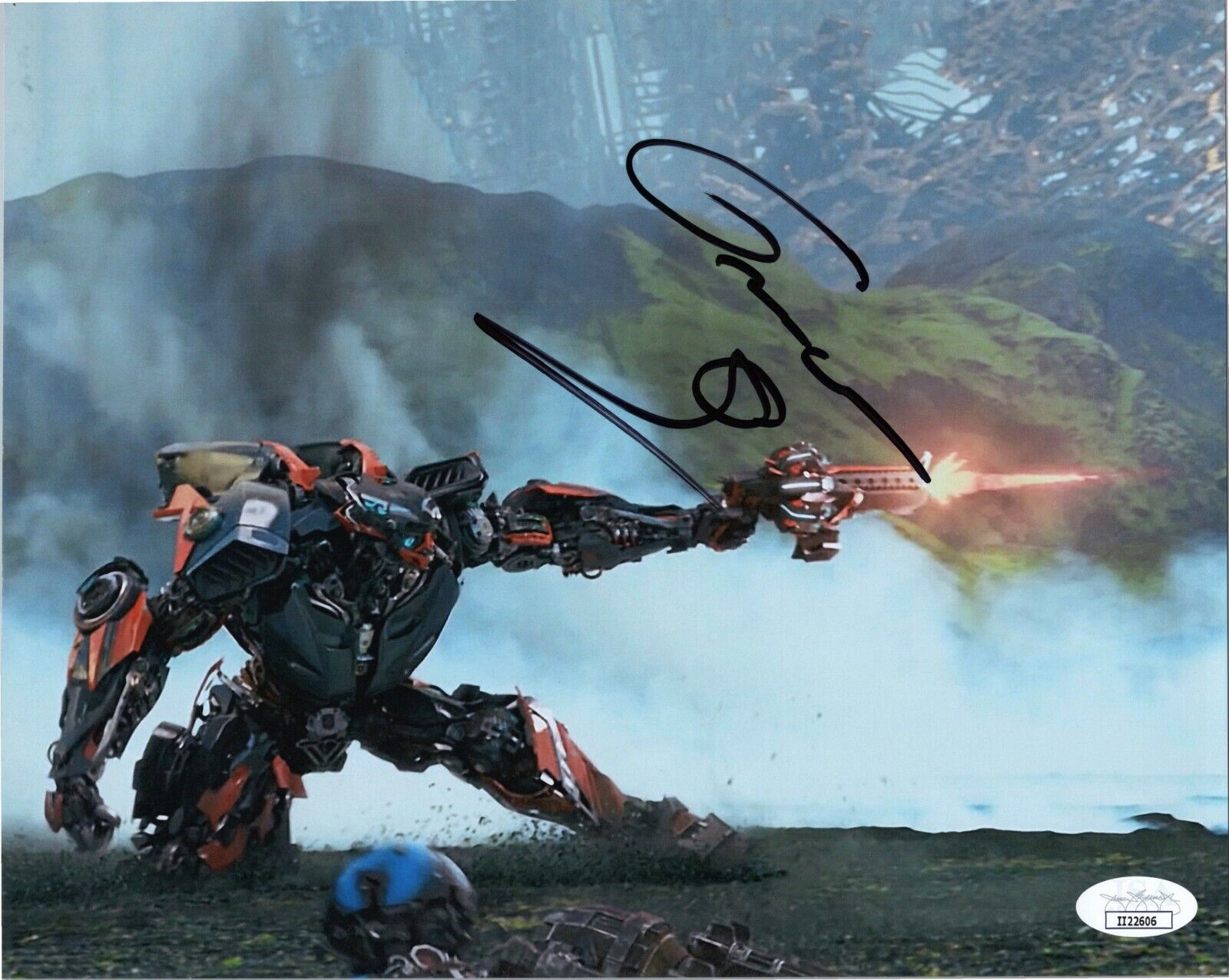 OMAR SY Auth.Hand-Signed Transformers:Last Knight HOT ROD