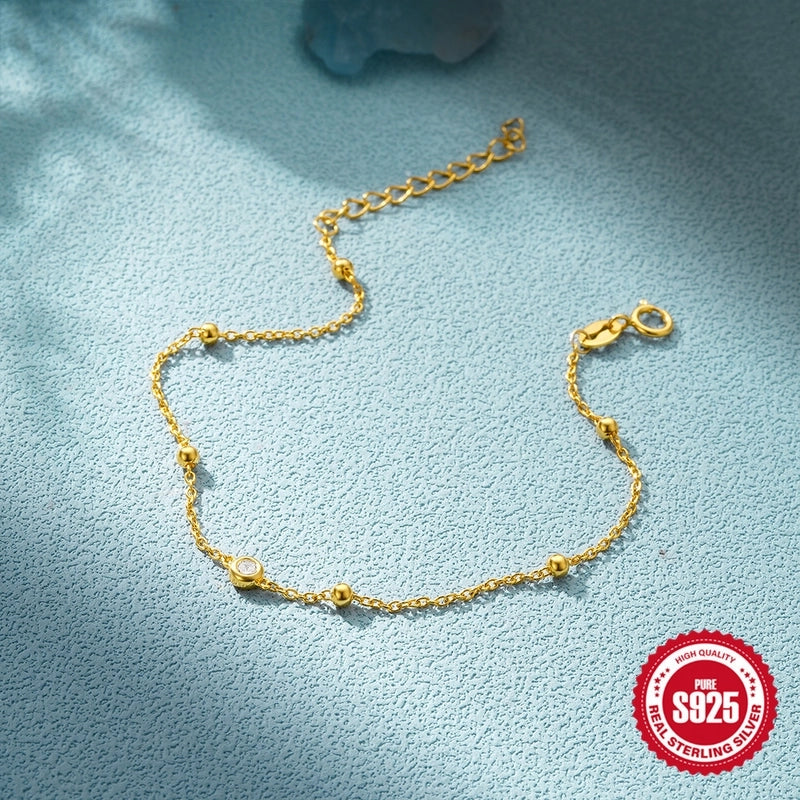 925 Sterling Silver Bracelets Minimalist