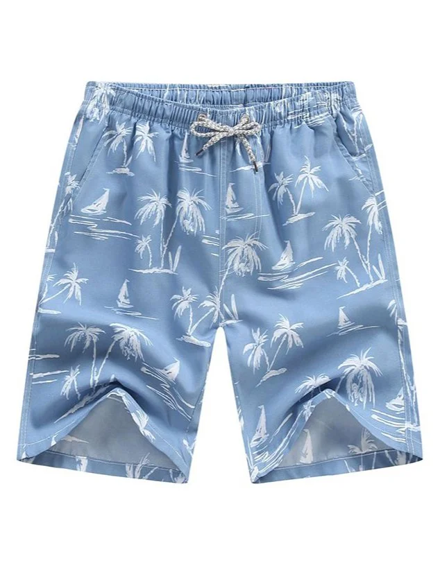 Mens Hawaiian Pant Beach Plant Pants