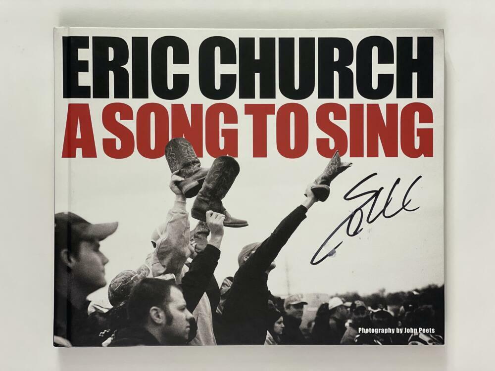 ERIC CHURCH SIGNED AUTOGRAPH A SONG TO SING