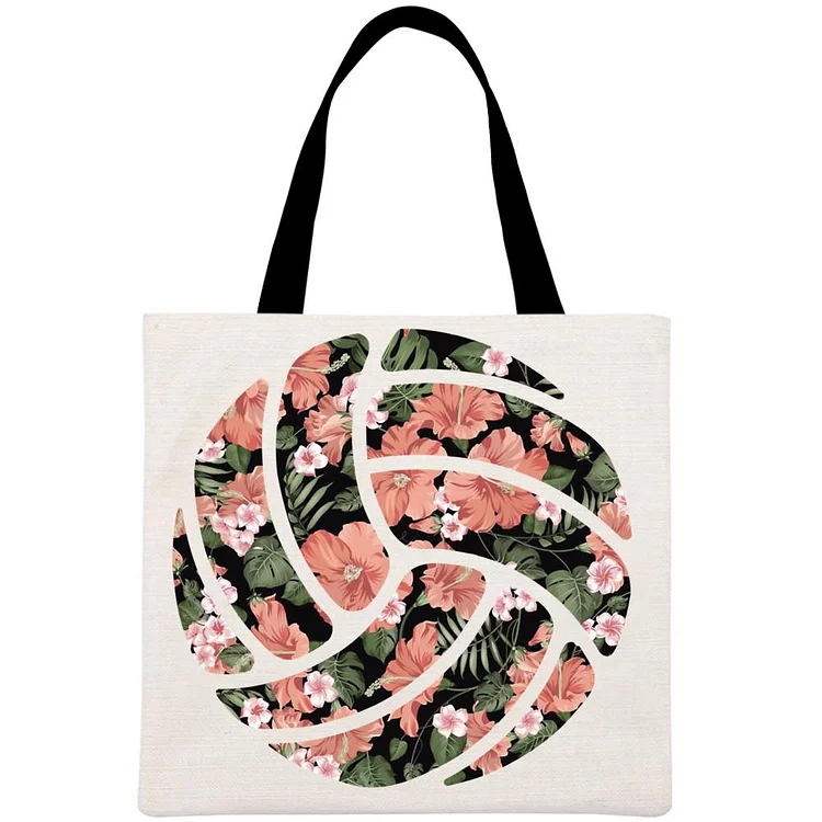 Romantic volleyball Printed Linen Bag-Annaletters