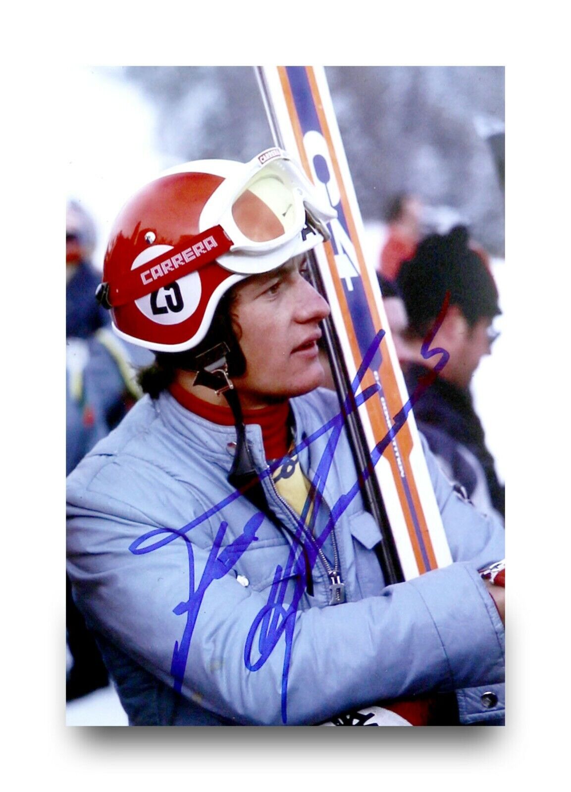 Franz Klammer Hand Signed 6x4 Photo Poster painting Alpine Ski Racer Autograph Memorabilia + COA