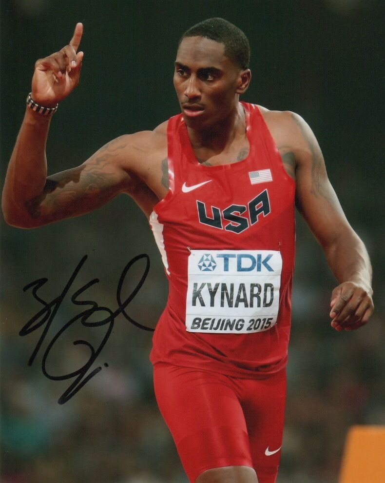 Team USA Erik Kynard Autographed Signed 8x10 Photo Poster painting COA