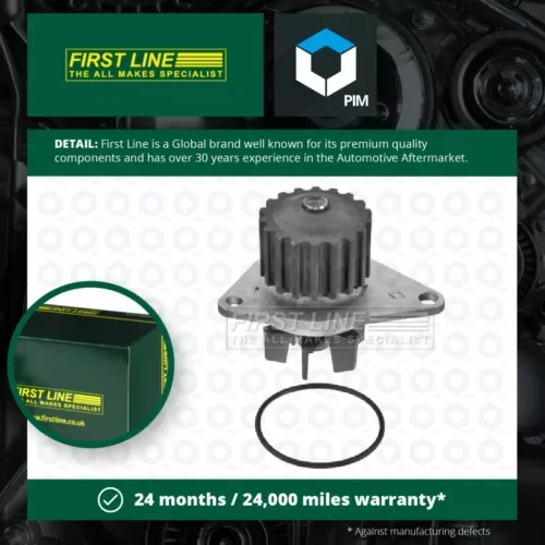 Water Pump fits CITROEN C3 Mk1 1.4 2003 on KFU(ET3J4) Coolant Firstline 1201G2 Parts