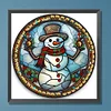Diamond Painting-DIY Crystal Rhinestone Xmas Snowman