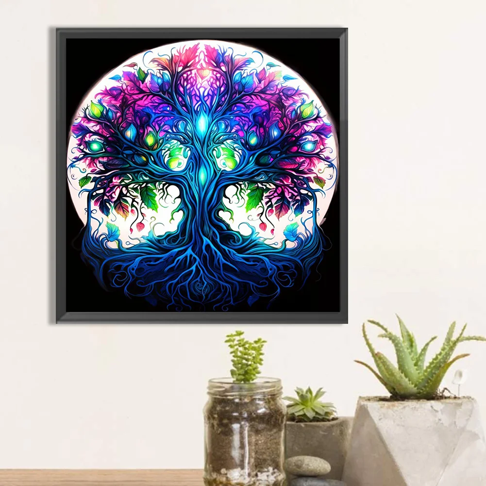 Diamond Painting - Full Round Drill - Life Tree(Canvas|40*40cm)