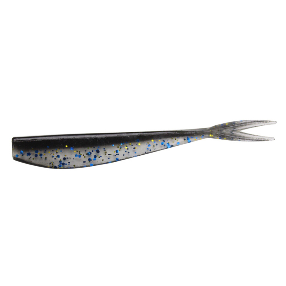 

7cm 1.2g Lifelike False Bait Sequins Split Tail Soft Fish Lure Tackle, 4 #, 501 Original