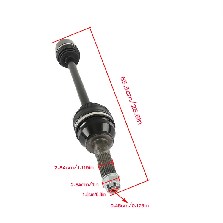 SEBLAFF 2 Pack Rear CV Axle Drive Shaft 1334175 1333756 Replacement for 2017-2019 Ranger Crew XP 1000