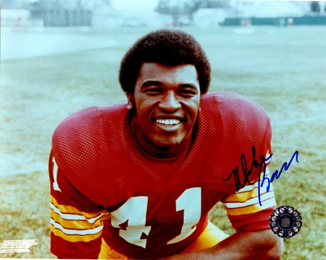 Signed 8x10 MIKE BASS Washington Redskins Autographed Photo Poster painting - w/ COA