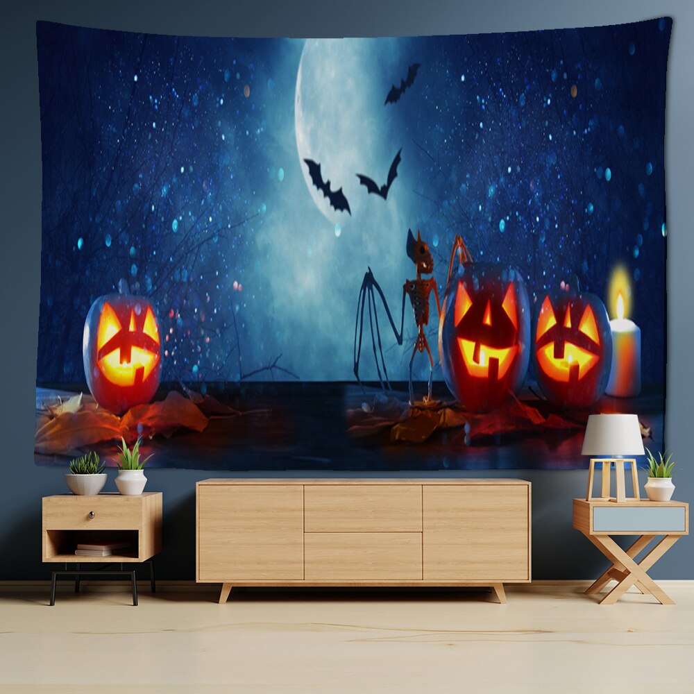 

Wall Tapestry - Halloween Pumpkin-150*130cm, 501 Original