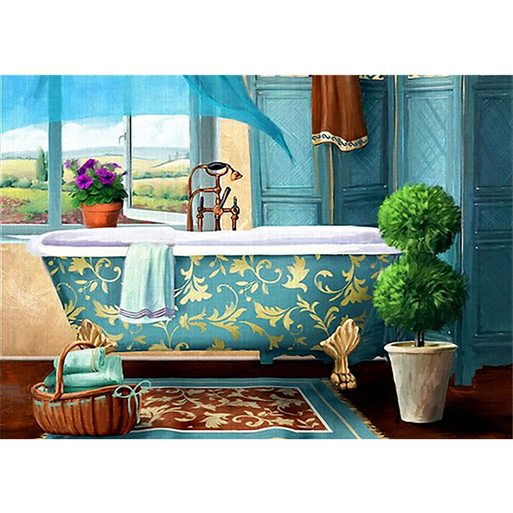 

Classical Bathtub-Round Drill Diamond Painting-40*30CM, 501 Original