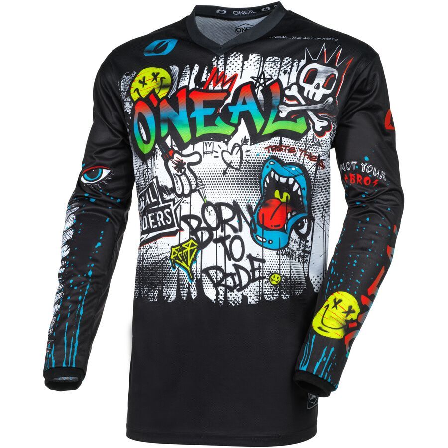 Men's Motocross Lightweight Logo Print Racing Jersey