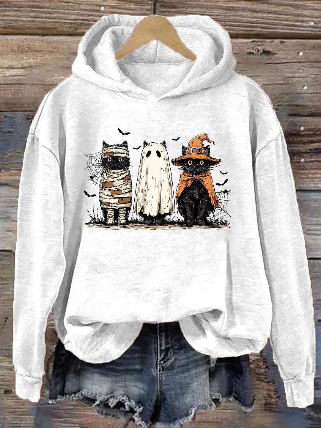Black Cat Pumpkin Hoodie