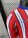 2024/2025 Atletico Madrid Player Version Long Sleeves Home Football Jersey 1:1 Thai Quality