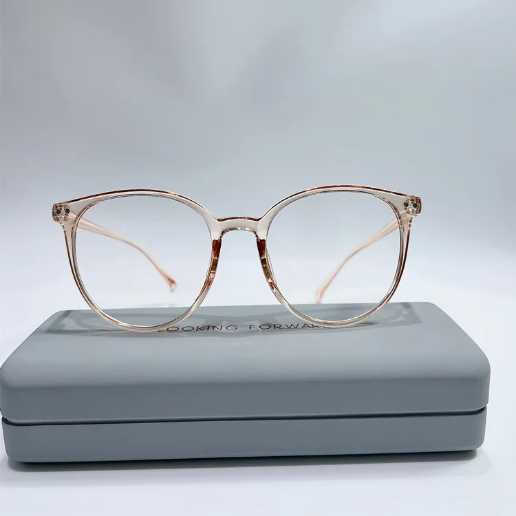 Kakacloud 2025 New Transparent Computer Glasses Frame Women Men Anti Blue Light Round Eyewear Blocking Glasses Optical Spectacle Eyeglass