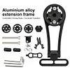 Adjustable Bicycle Computer Holder Aluminum Alloy Mount for Garmin/Wahoo/Bryton