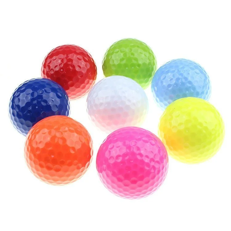 Color golf double layer golf practice ball golf ball golf supplies set gift ball