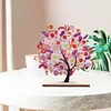Diamond Painting Wooden Pink Tree Of Life Desktop Ornament Decor
