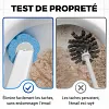 Ensemble de Brosse &agrave; Toilettes avec T&ecirc;tes de Remplacement Jetables