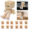 Shaking Feet Wooden Dolls Ornaments Wooden Figure Shaking Feet for Car Sedan SUV