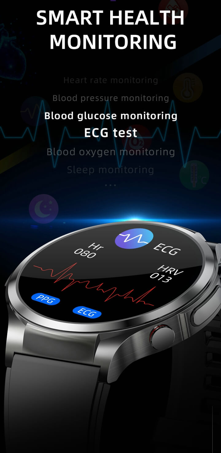 Findtime S43 Smart Watch with Glucose Monitor