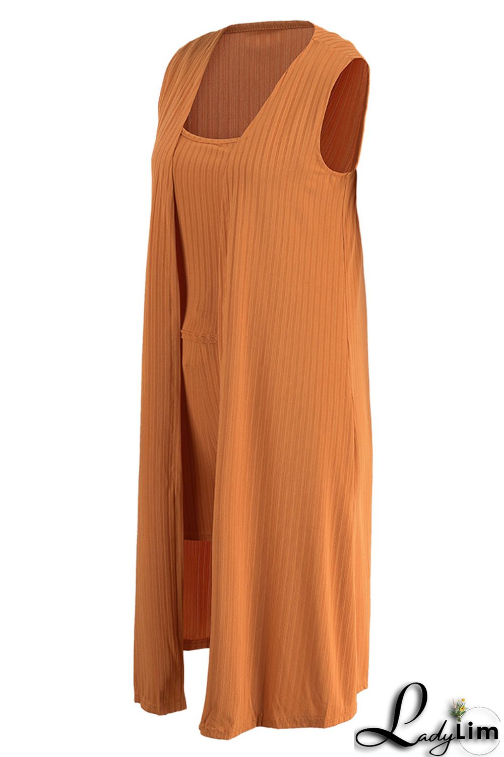 Black Casual Solid Patchwork U Neck Sleeveless Three Pieces