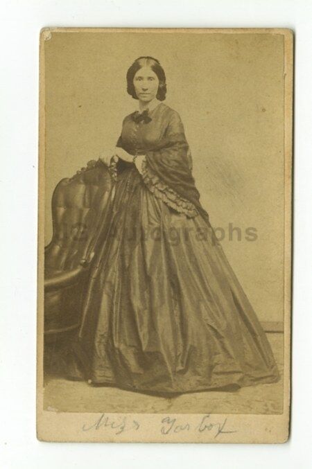 19th Century Fashion - Original 1800s Carte-de-visite Photo Poster paintinggraph