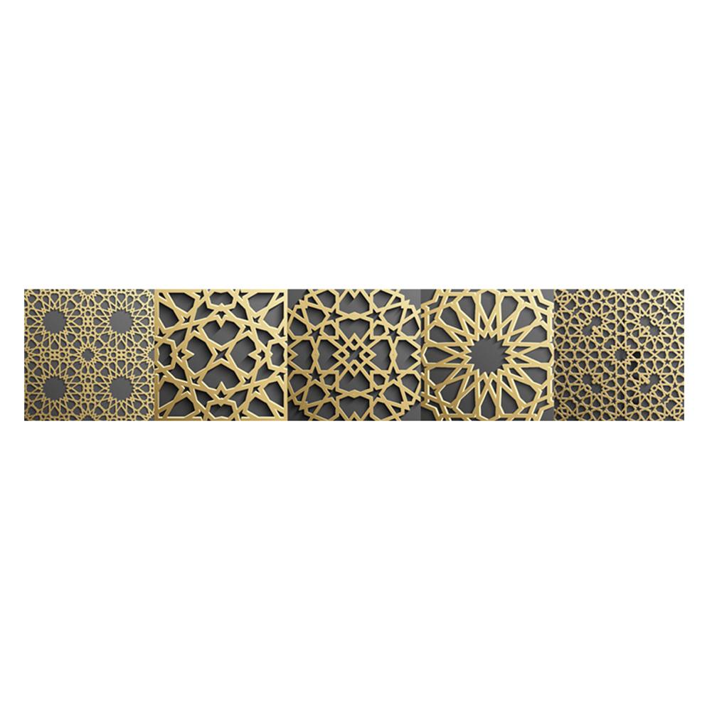 

Moroccan Style Self Adhesive Vintage Tile Stickers PVC Sticker Wall Decal, 501 Original
