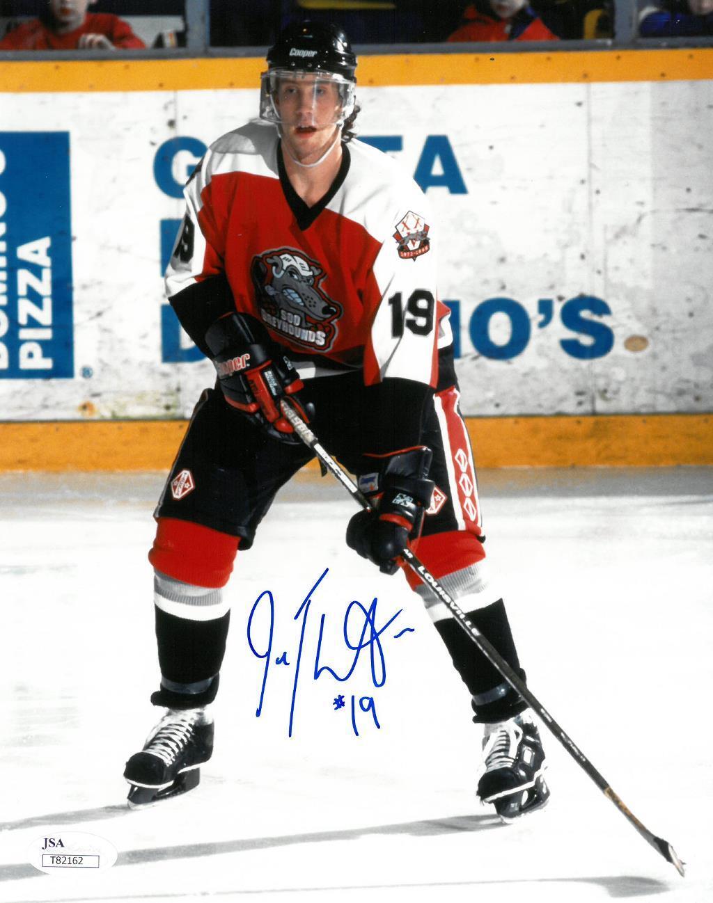 Joe Thornton Signed Minor League Greyhounds Autographed 8x10 Photo Poster painting JSA #T82162