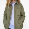 Women's Shirts Jackets Thin Parka Oversize