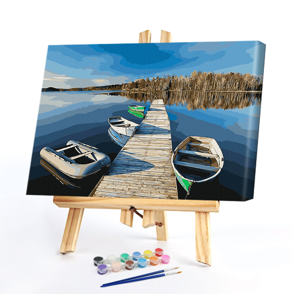 

40*50CM Paint By Numbers-Sailboat, 501 Original