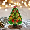Diamond Painting Double Sided 3D Red Christmas Tree Tabletop Ornaments Kits