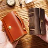 Handmade Portable Mini Notebook in Top-Grain Cowhide