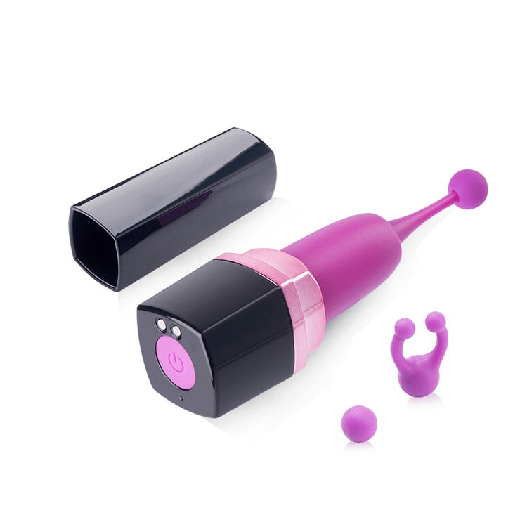 【B3G1F】Lipstick Female Rechargeable Replaceable Head Clitoral Stimulation Vibrator