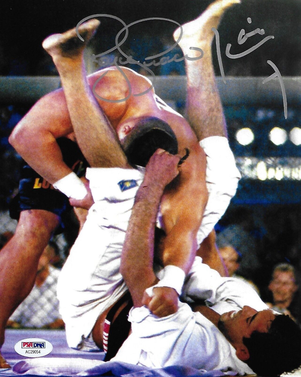 Royce Gracie & Kimo Leopoldo Signed UFC 3 8x10 Photo Poster painting PSA/DNA Picture Autograph 1