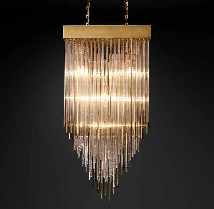 Cascadas Luxury Square Chandelier 30" Vjlight