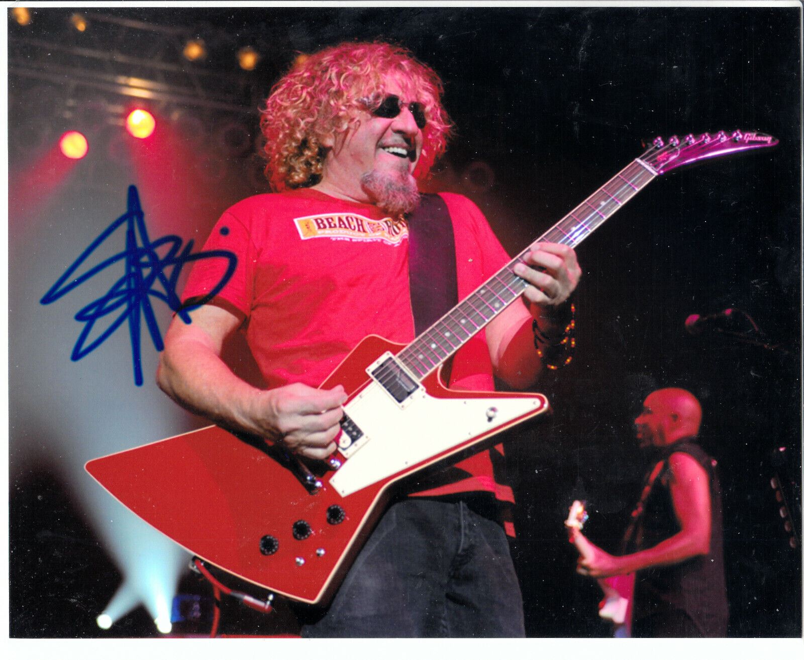 Sammy Hagar Signed Autograph 8