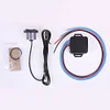 Vehicle Start Press Button Push Switch Ignition Starter Blue Light