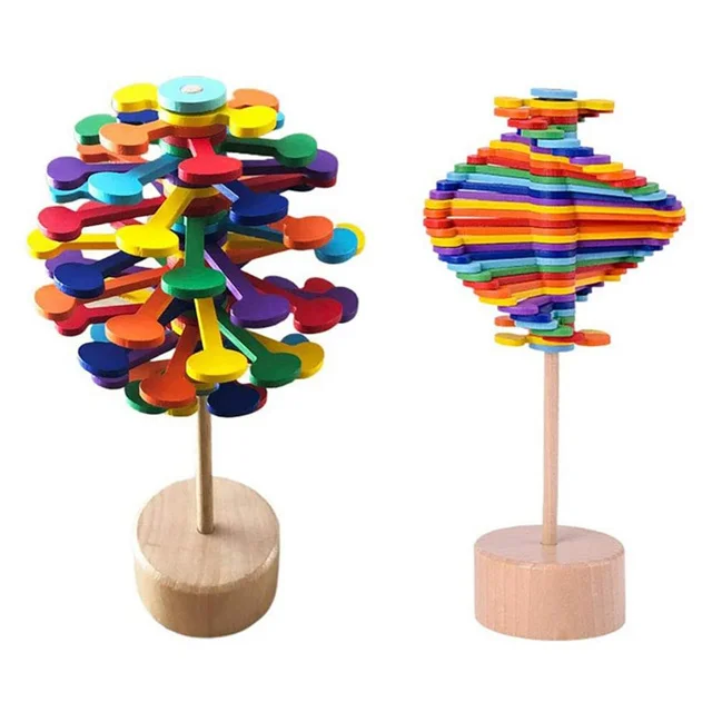 Color Visual Spin Lollipop Toys