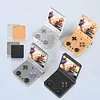Foldable Retro Handheld Game Console 3.4 Inch IPS Screen 3000mAh Battery Flip Design Portable Pocket Arcade (TF Card Is Not Included)