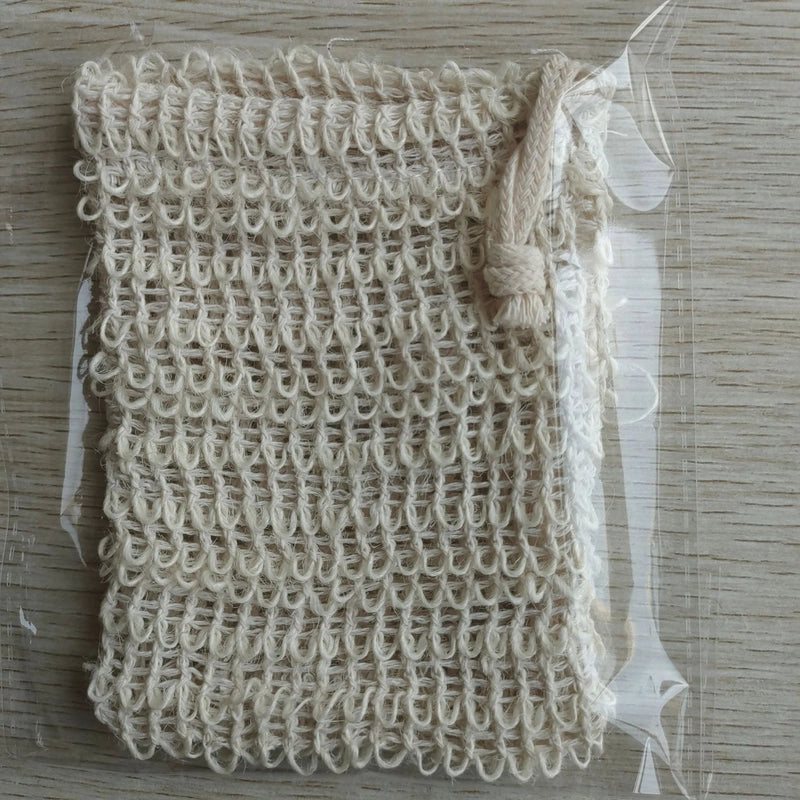 Minimalist Solid Color Cotton And Linen Soap Foam Net