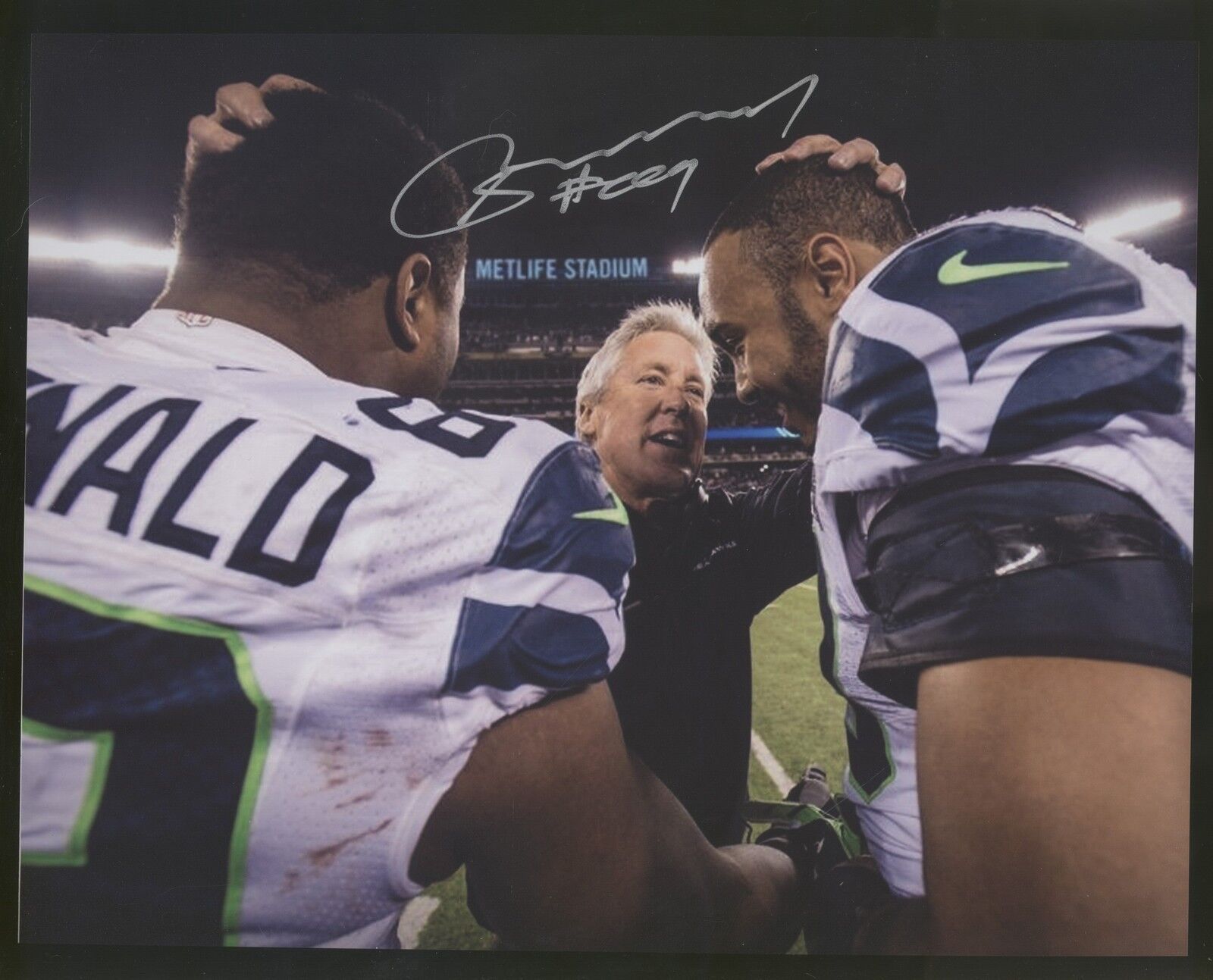 Clinton McDonald 8x10 Photo Poster painting Autographed Signed AUTO Seahawks SB Champ SPH 0418
